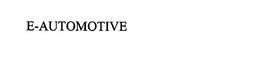 E-AUTOMOTIVE trademark