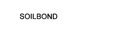 SOILBOND trademark