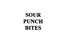 SOUR PUNCH BITES trademark