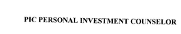 PIC PERSONAL INVESTMENT COUNSELOR trademark