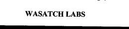 WASATCH LABS trademark