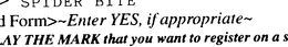 SPIDER BITE trademark