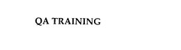QA TRAINING trademark
