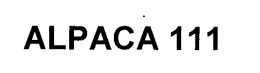 ALPACA 111 trademark