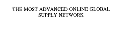 THE MOST ADVANCED ONLINE GLOBAL SUPPLY NETWORK trademark