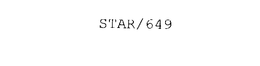 STAR/649 trademark