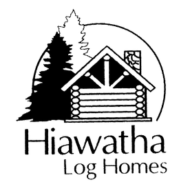 HIAWATHA LOG HOMES trademark