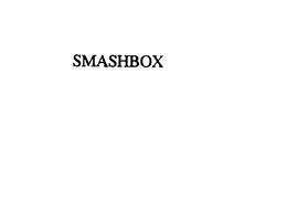 SMASHBOX trademark