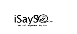 ISAYSO.COM. NET STUFF. ANYWHERE. ANYTIME. trademark