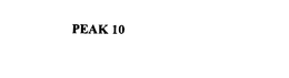 PEAK 10 trademark