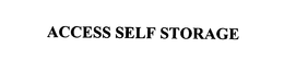 ACCESS SELF STORAGE trademark