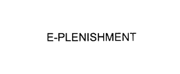 E-PLENISHMENT trademark