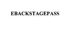 EBACKSTAGEPASS trademark