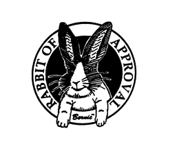 BERNIE RABBIT OF APPROVAL trademark