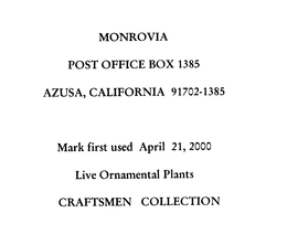CRAFTSMEN COLLECTION trademark