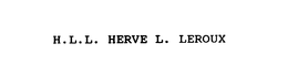 H.L.L. HERVE L. LEROUX trademark