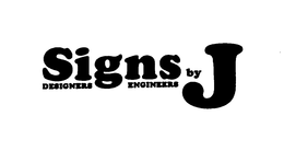 SIGNS BY J & DESIGNERS ENGINEERS trademark