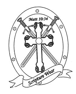 MATT 10:34 SCRIPTURE WEAR trademark