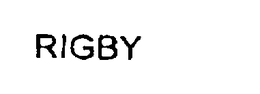 RIGBY trademark