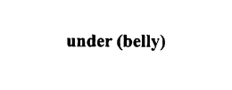 UNDER (BELLY) trademark