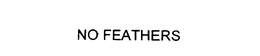 NO FEATHERS trademark