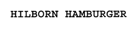 HILBORN HAMBURGER trademark