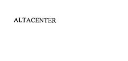 ALTACENTER trademark