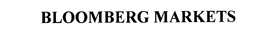 BLOOMBERG MARKETS trademark