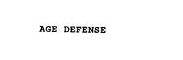 AGE DEFENSE trademark