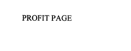 PROFIT PAGE trademark
