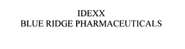 IDEXX BLUE RIDGE PHARMACEUTICALS trademark