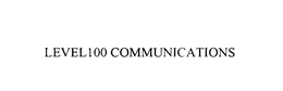 LEVEL100 COMMUNICATIONS trademark