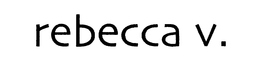 REBECCA V. trademark