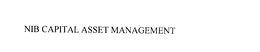 NIB CAPITAL ASSET MANAGEMENT trademark
