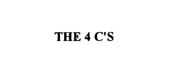 THE 4 C'S trademark