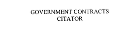 GOVERNMENT CONTRACTS CITATOR trademark