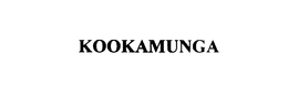 KOOKAMUNGA trademark