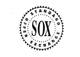 STANDARD OFFER EXCHANGE SOX trademark