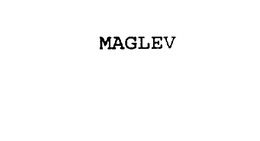 MAGLEV trademark