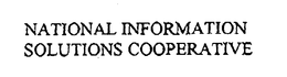 NATIONAL INFORMATION SOLUTIONS COOPERATIVE trademark