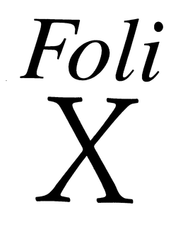 FOLI X trademark