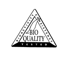BIO QUALITY BIOACTIVITY CONSISTENCY TESTED trademark