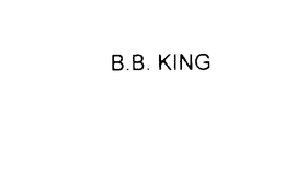 B.B. KING trademark