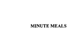 MINUTE MEALS trademark