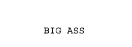 BIG ASS trademark