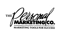THE PERSONAL MARKETING CO. MARKETING TOOLS FOR SUCCESS trademark