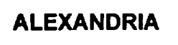 ALEXANDRIA trademark
