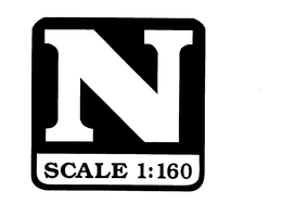 N SCALE 1:160 trademark