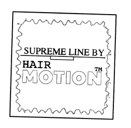 SUPREME LINE BY HAIR MOTION trademark
