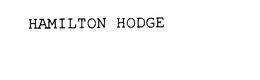 HAMILTON HODGE trademark